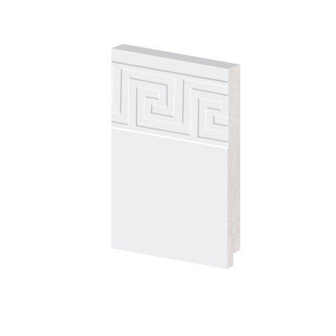 Rodapé Poliestireno 15cm Branco 53015 Arquitech Versalhes