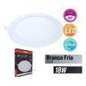 Paineis Plafon LED Embutir Redondo 22 - 18W - 1