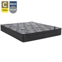 Ver imagem 2 de Colchão Casal Ortobom ISO Molas Superpocket Ortopillow Preto/Azul 138X188X35
