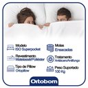 Ver imagem 3 de Colchão Casal Ortobom ISO Molas Superpocket Ortopillow Preto/Azul 138X188X35