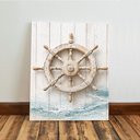 Ver imagem 2 de Kit3 Quadro Decorativo Marítimo Náutico Barco Ancora Praia Mar 40x28cm