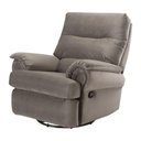 Ver imagem 1 de Poltrona Reclinável Mh-1217 Herval Estofada com Massageador Veludo Cappuccino B