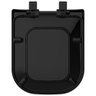 Assento Sanitário Quadra Axis Preto Soft Close Termofixo - 6