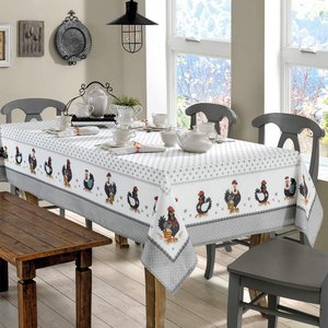 Toalha de Mesa Retangular 8 Lugares 160x270cm Dohler Clean Lia