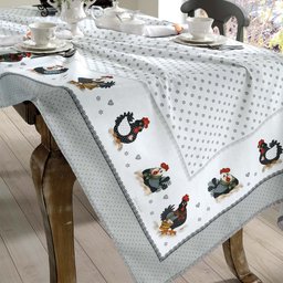 Toalha de Mesa Retangular 8 Lugares 160x270cm Dohler Clean Lia - 2
