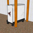 Ver imagem 7 de Suporte para Cpu Computador Gamer com Rodinhas - Preto