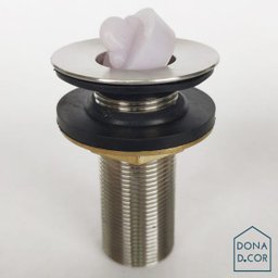 Válvula Ralo 7/8 Inox Banheiro Cubas Pias Lavatório Tanque - 6