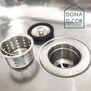 Ver imagem 3 de Valvula 3 1/2 Inox Cozinha Cuba e Pia com Cesto Removível Ralo