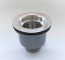 Ver imagem 6 de Valvula 3 1/2 Inox Cozinha Cuba e Pia com Cesto Removível Ralo