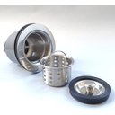 Ver imagem 5 de Valvula 3 1/2 Inox Cozinha Cuba e Pia com Cesto Removível Ralo