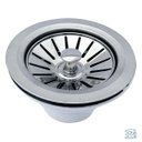 Ver imagem 5 de Válvula Americana 3 1/2 para Cuba Pia Cozinha Ralo Inox Abs