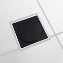 Ver imagem 5 de Ralo Preto 10x10 Banheiro Inox Fosco Click Black Inteligente