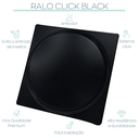 Ver imagem 6 de Ralo Preto 10x10 Banheiro Inox Fosco Click Black Inteligente