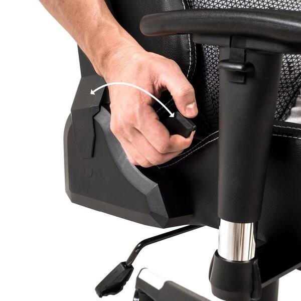 Kit Cadeira Gamer Moobx Thunder Verde + Mesa Gamer Mx Verde com Gancho para Headset - Moobx - 10