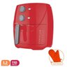 Fritadeira Air Fryer Cook Master Cadence 3,2L Vermelha 127V (com Luva Termica) - 1
