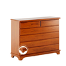 Cômoda Raquel 6 Gavetas Madeira Maciça - 2