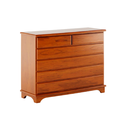 Ver imagem 1 de Cômoda Raquel 6 Gavetas Madeira Maciça