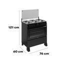 Ver imagem 7 de Fogão 6 Bocas a Gás Itatiaia Star New com Acendimento Automático e Forno 82l Preto Bivolt