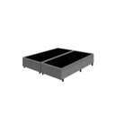 Ver imagem 3 de Base Box Casal Bipartido Suede Cinza 28x69x188