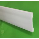 Ver imagem 4 de Rodapé 8 Cm Rodameio Poliestireno 10 Metros Liso Passa Fio Brt80