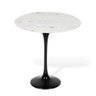 Mesa Saarinen Lateral Espírito Santo 51cm - Base Preta - 1