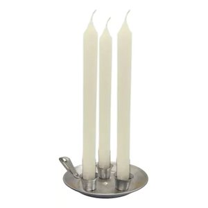 Suporte para Vela Palito Castiçal Alumínio 1 Un