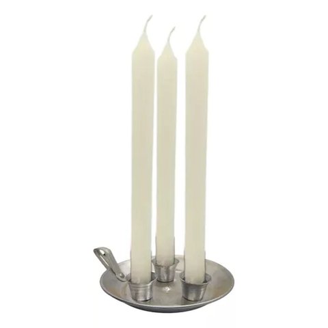 Suporte para Vela Palito Castiçal Alumínio 1 Un