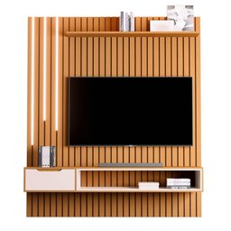 Home Ripado com Rack Suspenso e Led Saikai Nature Pérola - 1