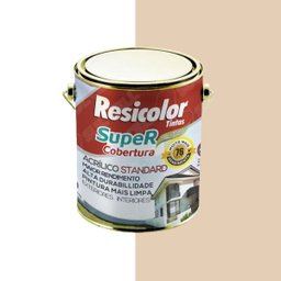 Tinta Super Cobertura Areia Semibrilho 3,6l | Resicolor - 2