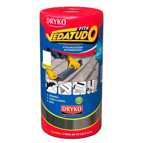 Fita Manta Asfáltica 30cm X 10m Vedatudo