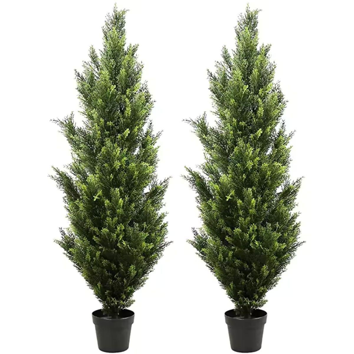 Pinheiro Cipreste Arvore Verde Folhagem Artificial 90cm - 3