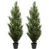 Pinheiro Cipreste Arvore Verde Folhagem Artificial 90cm - 3