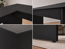 Ver imagem 3 de Mesa em L 1200 x 1500 mm Auxiliar - Linha Studio: Preto