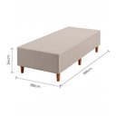Ver imagem 3 de Base para Cama Box Solteiro 88x188x37 Duna
