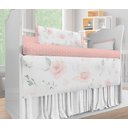 Ver imagem 2 de Kit Berço Enxoval de Bebê Flores Rosa Menina
