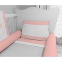 Ver imagem 3 de Kit Berço Enxoval de Bebê Flores Rosa Menina
