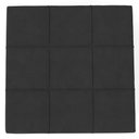Ver imagem 3 de Kit 02 Puffs Quadrado Milano 90x90 W01 Suede Preto