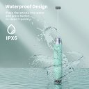 Ver imagem 5 de Maestri House Espumador de Leite Recarregável 3 Cabeças com Suporte (azul)