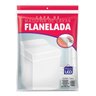 Capa de Máquina de Lavar Flanelada Tamanho P Branco Plast Leo - 2