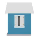 Ver imagem 5 de Casinha de Brinquedo com Floreiros Mdf Azul Claro/branco L12 - Gran Belo