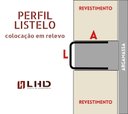 Ver imagem 3 de Perfil Listelo "u", Aço Inox 304, Escovado, Preto - 9 X 30 X 9 X 2000 Mm