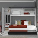 Ver imagem 3 de Guarda-Roupa Solteiro com Cama Auxiliar Embutida Espresso Móveis