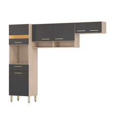 Cozinha Compacta Dama 3 Peças 9 Portas e 2 Gavetas Demóbile - 2
