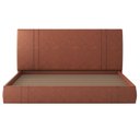 Ver imagem 3 de Cama King Flutuante com Cabeceira 195cm Astra S04 Couríssimo Telha - Lyam Decor