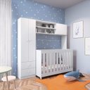 Ver imagem 1 de Quarto de Bebê Completo com Guarda-Roupa e Berço Ciranda Espresso Móveis
