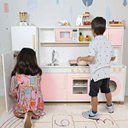 Ver imagem 2 de Kit Cozinha Infantil com Geladeira e Máquina de Lavar - Rosa Bebê