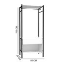 Ver imagem 5 de Guarda-Roupa Solteiro Closet Berlim com 1 Gaveta Artefamol