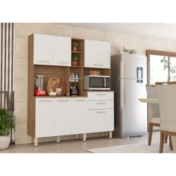 Cozinha Compacta Encanto com Balcão 7 Portas e 2 Gavetas Demóbile - 2