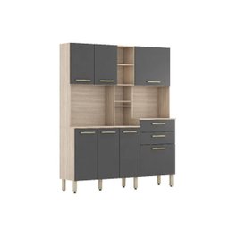 Cozinha Compacta Encanto com Balcão 7 Portas e 2 Gavetas Demóbile - 1