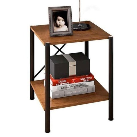 Mesa de Cabeceira Madri Light com 2 Prateleiras Artefamol